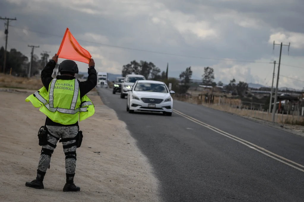 “Frontera Segura,” a security initiative that has deployed 10,000 personnel along Mexico’s northern border. Thursday, Feb. 06, 2025, in Tecate, Baja California, Mexico.
(SF Photo/Manuel Ortiz)