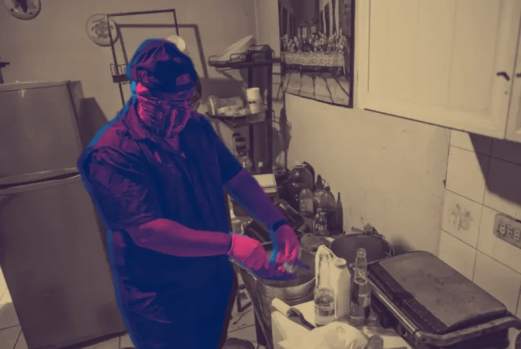 Reporters of The New York Times seem to have been misled to believe they were being taken to an illegal urban fentanyl laboratory.