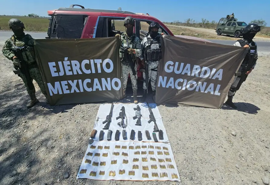 Mexico report on the results obtained from Operation Northern Border. Photo: Goverment of Mexico