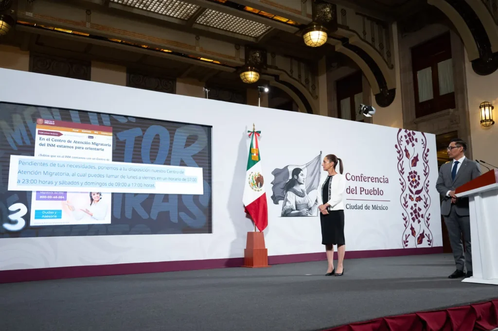 Morning Mexican presidential press conference, Wednesday, March 19, 2025. Photo: Goverment of Mexico