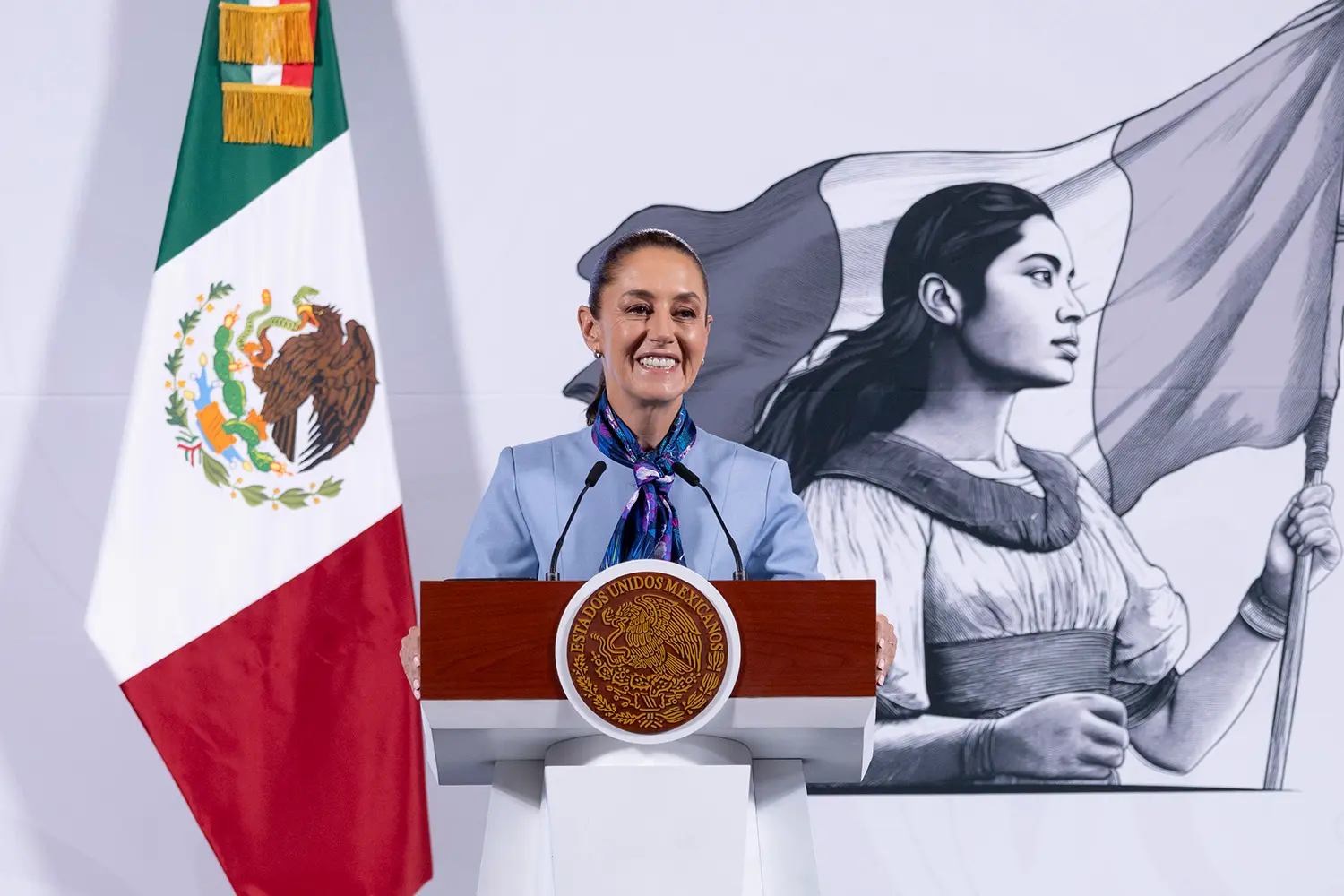 Morning Presidential Press Conference. Wednesday, March 12, 2025. Photo: Goverment of Mexico