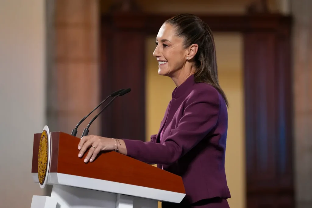 The People's Mañanera. Morning Presidential Press Conference, Friday, March 28, 2025. Photo: Goverment of Mexico / MxPA