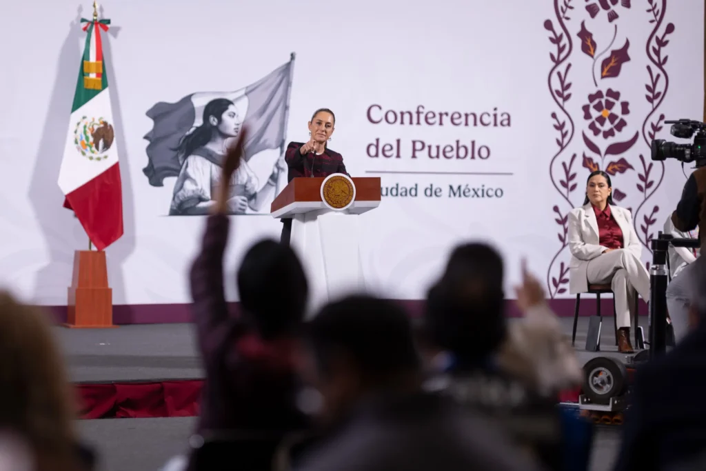 Morning presidential press conference, Friday, March 21, 2025. Photo: Goverment of Mexico