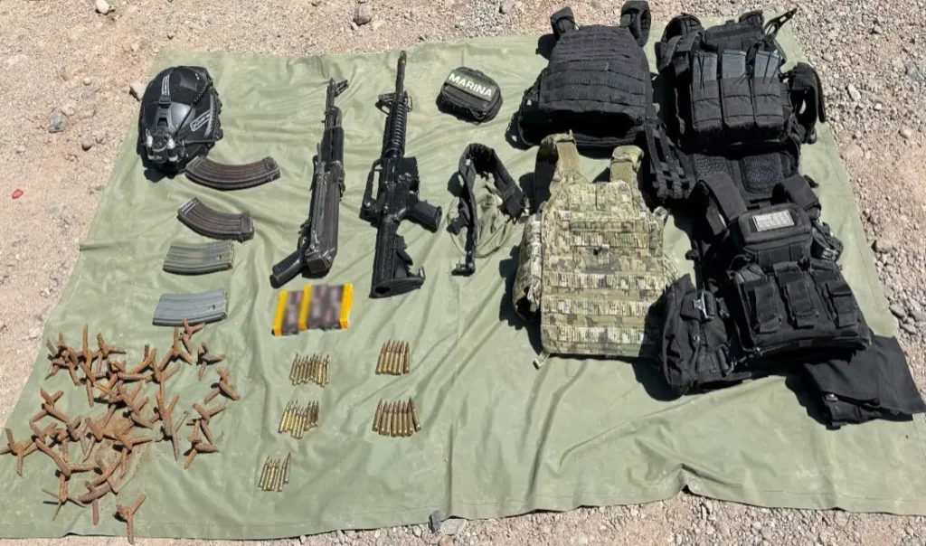 The Security Cabinet of the Government of Mexico reports on the results obtained from 'Operation Northern Border' on April 02, 2025. Photo: Goverment of Mexico