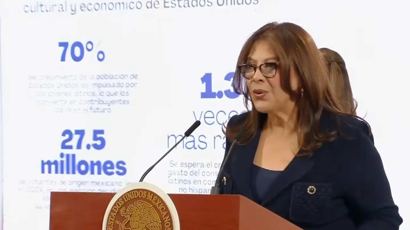 Ana Teresa Ramírez Valdés noted that the young Latinos driving the growth of the U.S. economy were mostly born in the country and are mainly of Mexican origin. Photo: Nx Noticias