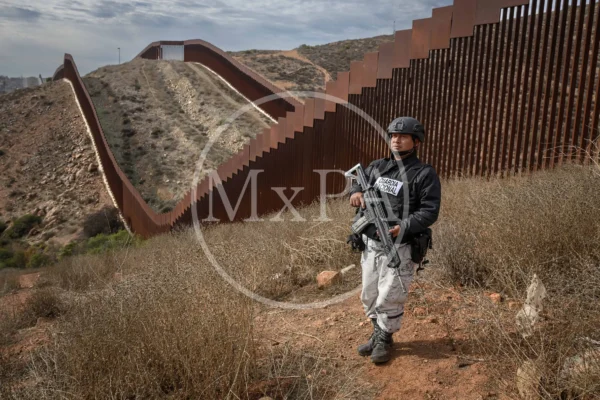 Elements of the National Guard and the Mexican Army are part of 'Operation Northern Border' in Tijuana, Baja California