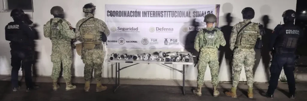 The Security Cabinet of the Government of Mexico reports on the results obtained from Operation Northern Border on April 1, 2025. Photo: Goverment of Mexico