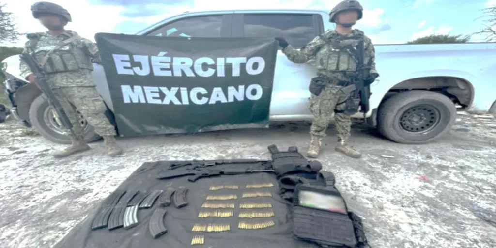 The Security Cabinet of the Government of Mexico reports on the results obtained from 'Operation Northern Border' on April 24, 2025. Photo: Goverment of Mexico