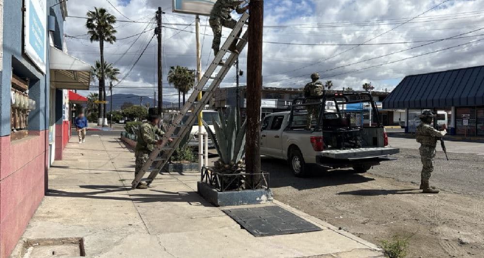 The Security Cabinet of the Government of Mexico reports on the results obtained from 'Operation Northern Border' on April 28, 2025. Photo: Goverment of Mexico