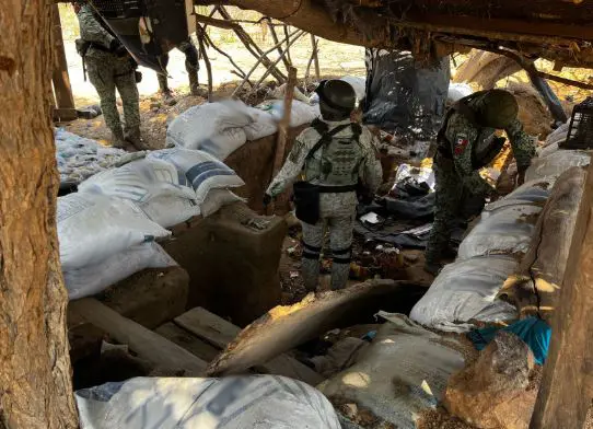 The Security Cabinet of the Government of Mexico reports on the results obtained from 'Operation Northern Border' on April 29, 2025. Photo: Goverment of Mexico
