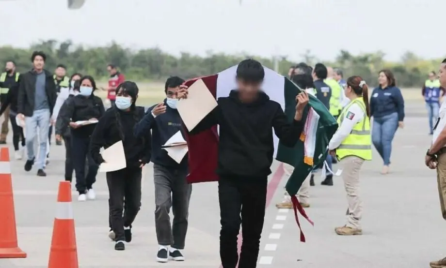 More than 38,000 Mexicans have returned to Mexico from the United States through the National Repatriation Strategy “México te Abraza." Photo: Damián Sánchez / Cuartoscuro / MxPA