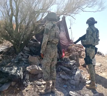 The Security Cabinet of the Government of Mexico reports on the results obtained from Operation Northern Border on May 27, 2025. Photo: Goverment of Mexico