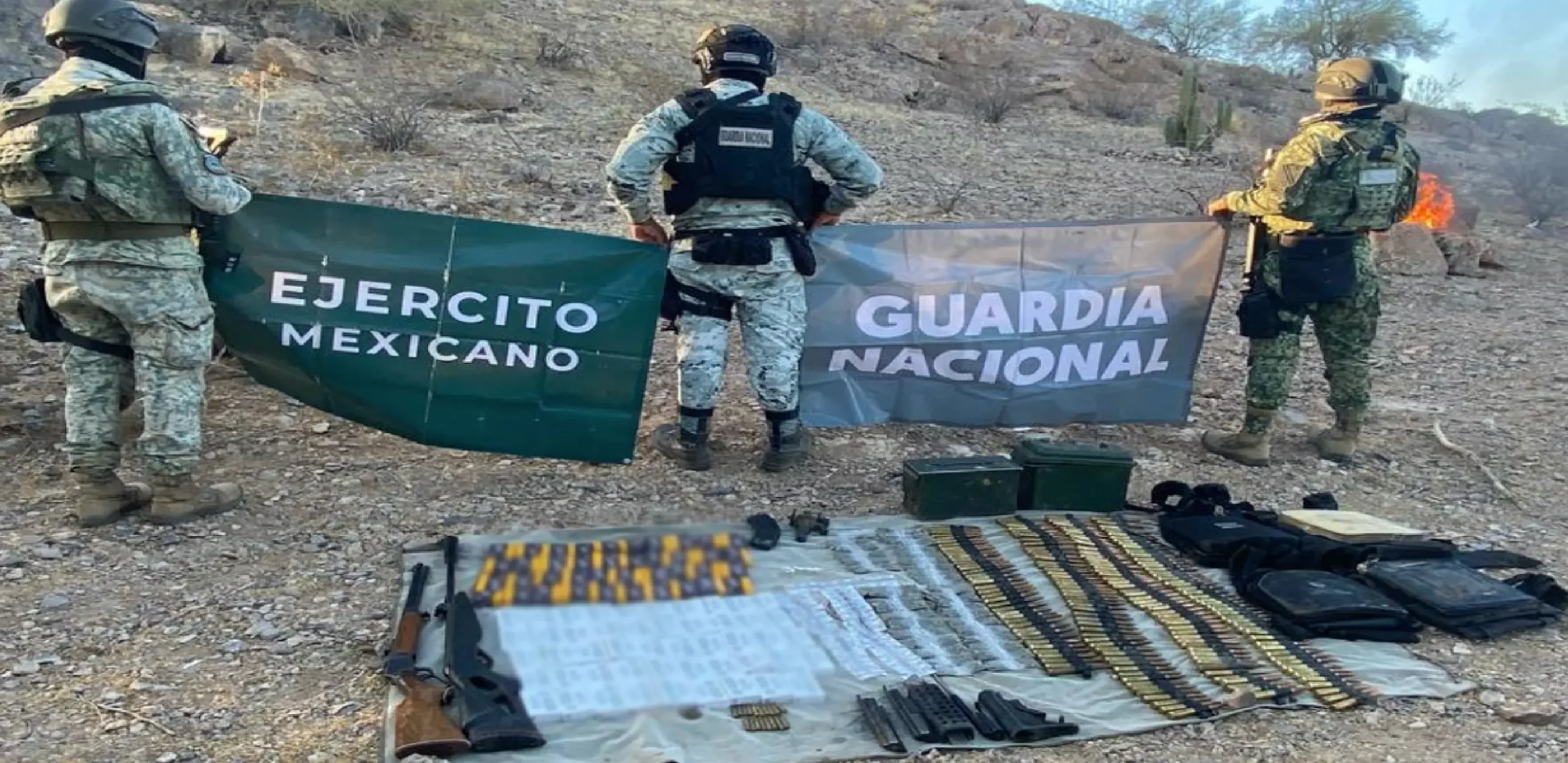 The Security Cabinet of the Government of Mexico reports on the results obtained from Operation Northern Border on May 2, 3, and 4, 2025. Photo: Goverment of Mexico