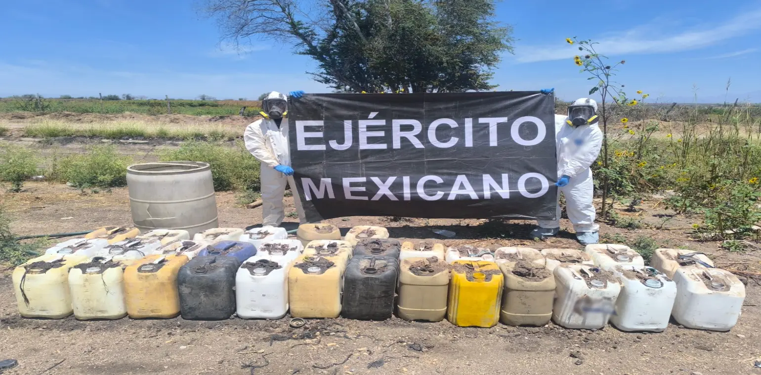 The Security Cabinet of the Government of Mexico reports on the results obtained from Operation Northern Border on May 13, 2025. Photo: Goverment of Mexico