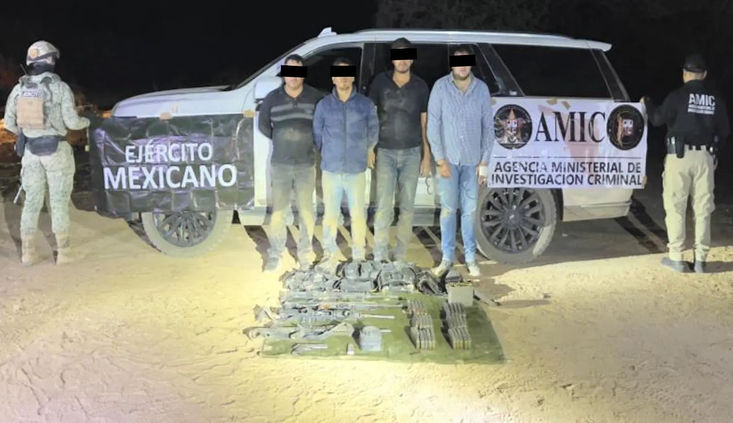 The Security Cabinet of the Government of Mexico reports on the results obtained from Operation Northern Border on May 15, 2025. Photo: Goverment of Mexico