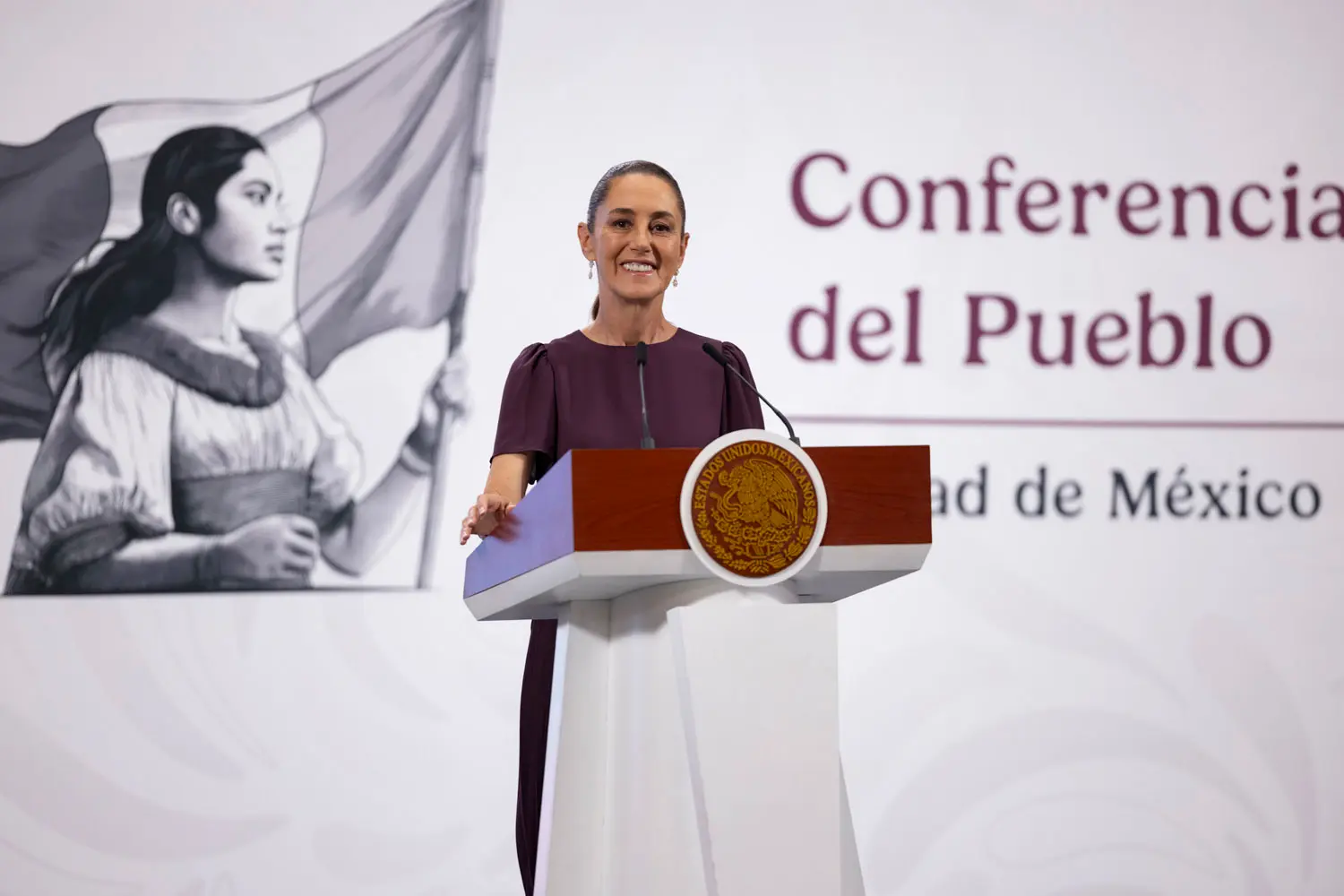 Mexican President Claudia Sheinbaum said Mexico will continue efforts to eliminate remittance tax. Photo: Goverment of Mexico