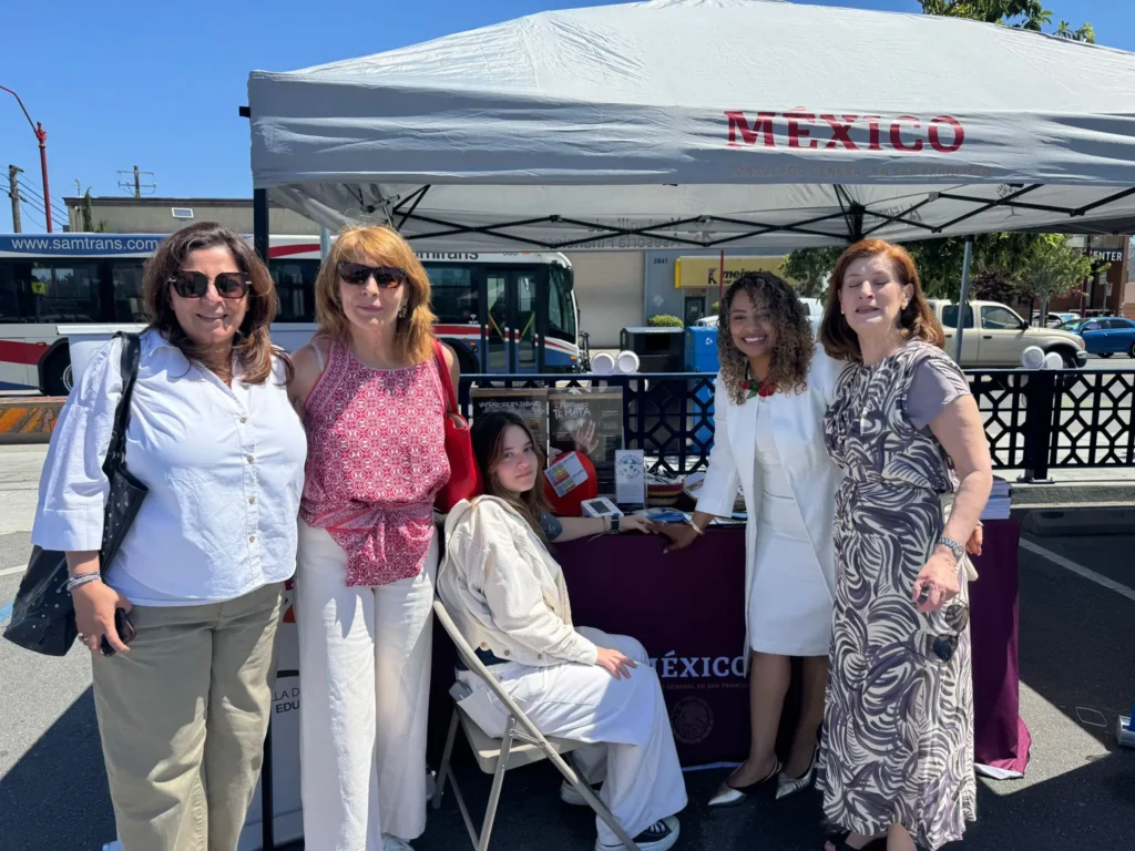 Clouthier used the occasion to deliver greetings from Mexico’s President Claudia Sheinbaum. “She has asked us to stay closely connected to the communities abroad,” said. Photo: MxPA