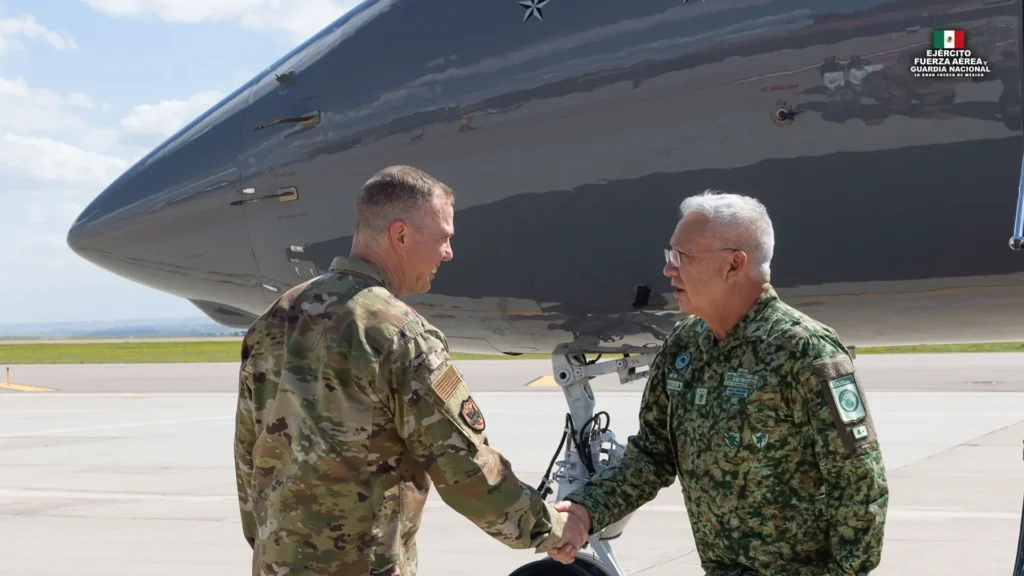 The Defense and Navy ministries shared their perspectives and priorities to contribute to regional security and to the protection of the shared border in the face of mutual risks. Photo: @Defensamx1