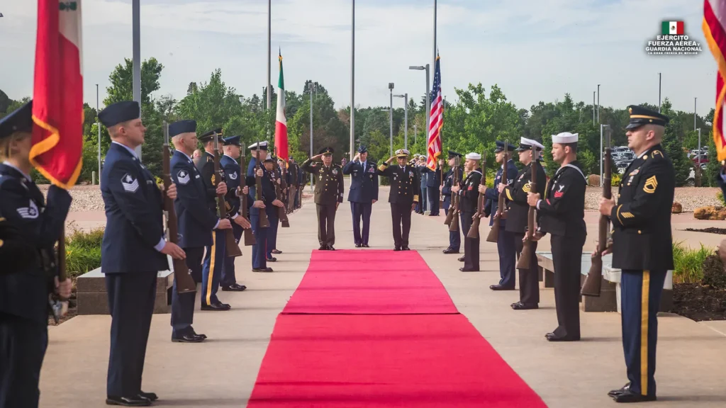 The visit, which took place from June 23 to 25 in Colorado Springs—home to the headquarters of the North American Aerospace Defense Command (NORAD)—was held as part of the Bilateral Military Cooperation Strategy. Photo: @Defensamx1