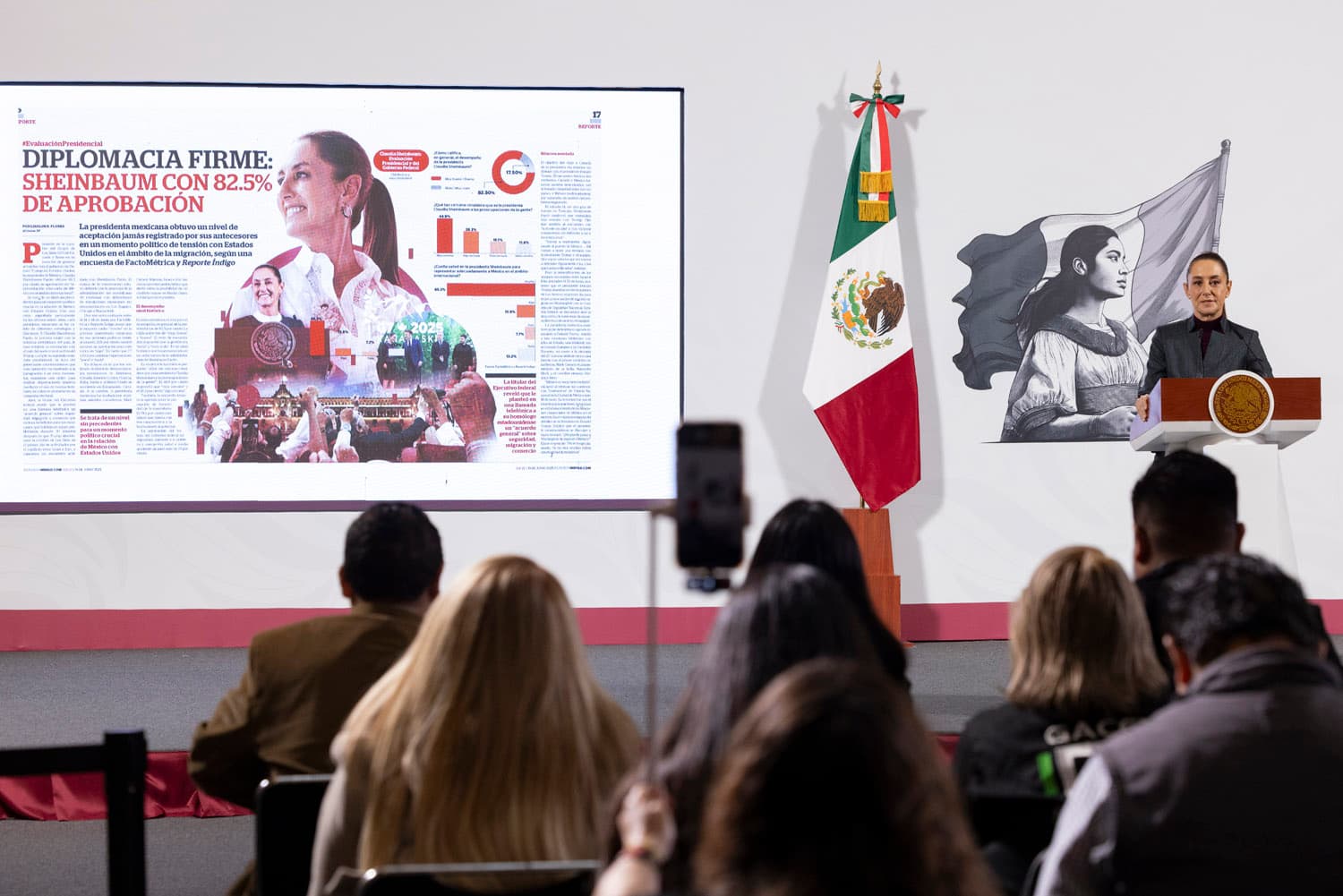 Morning Presidential Press Conference June 19, 2025. Photo Goverment of Mexico