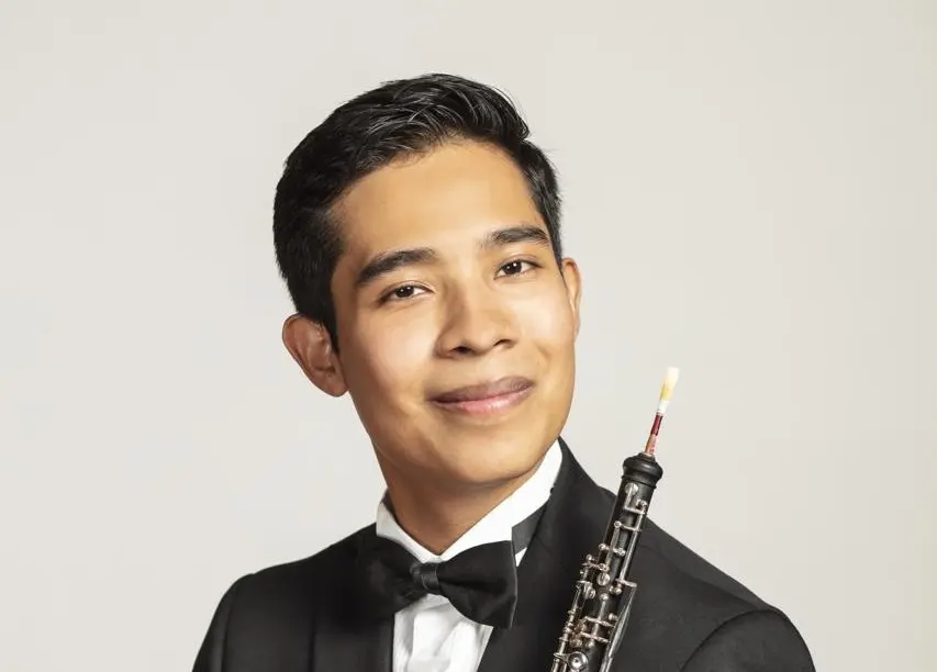 Nedley Antonio Robles Jiménez, a young Mexican oboist recently recognized as the most outstanding student of the academic year at the Reina Sofía School of Music.