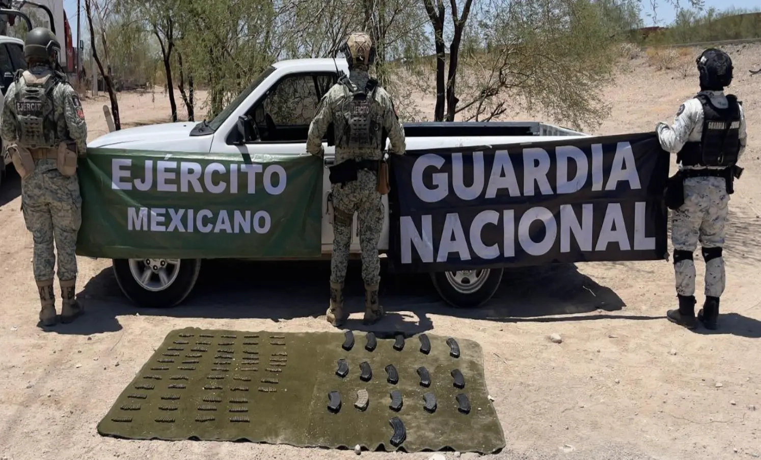 The Mexican Government's Security Cabinet reports on the results obtained from Operation Northern Border on June 10, 2025. Photo: Goverment of Mexico