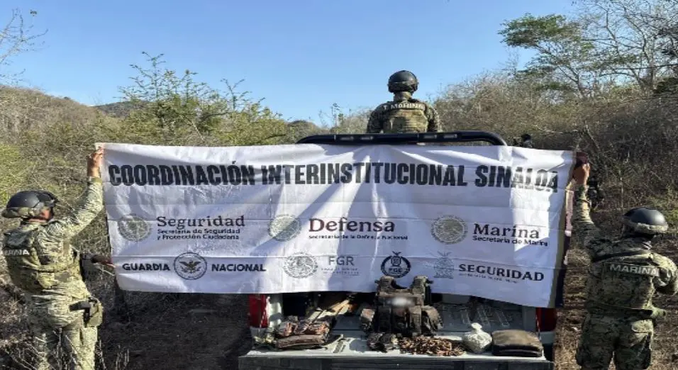 The Mexican Government's Security Cabinet reports on the results obtained from Operation Northern Border on June 17, 2025. Photo: Goverment of Mexico