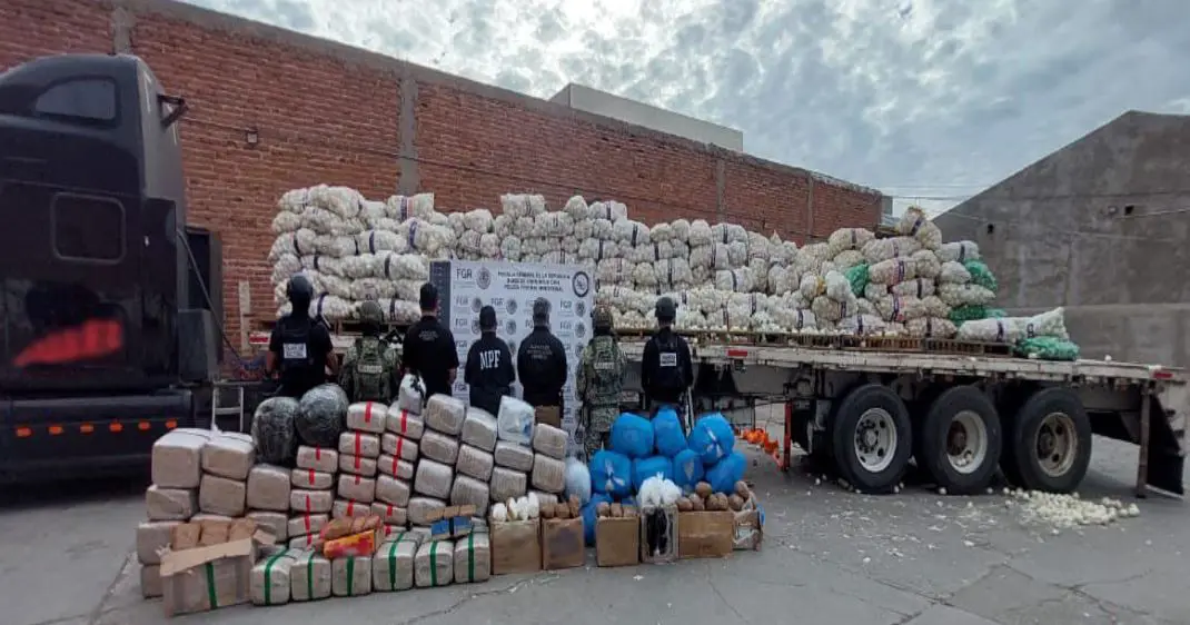 The Mexican Government's Security Cabinet reports on the results of Operation Northern Border on June 20, 21, and 22, 2025. Photo: Goverment of Mexico