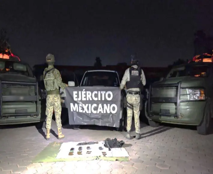 The Mexican Government's Security Cabinet reports on the results obtained from Operation Northern Border on June 24, 2025. Photo: Goverment of Mexico.