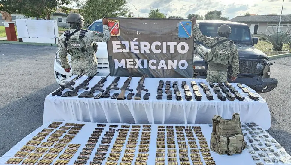 The Mexican Government's Security Cabinet reports on the results obtained from 'Operation Northern Border' on June 30, 2025. Photo: Goverment of Mexico