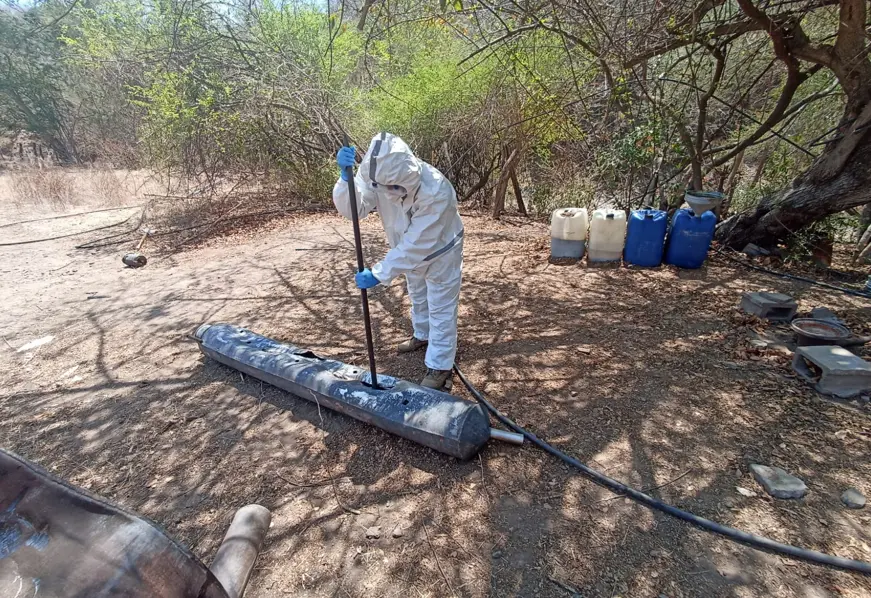 The Mexican Government's Security Cabinet reports on the results obtained from Operation Northern Border on June 6, 7, and 8, 2025. Photo: Goverment of Mexico