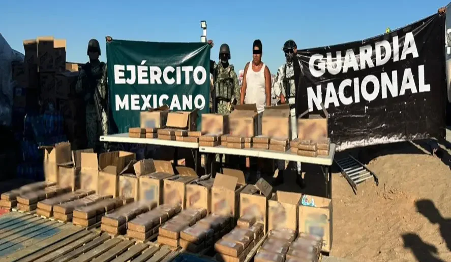 The Mexican Government's Security Cabinet reports on the results of Operation Northern Border on June 13, 14, and 15, 2025. Photo: Goverment of Mexico