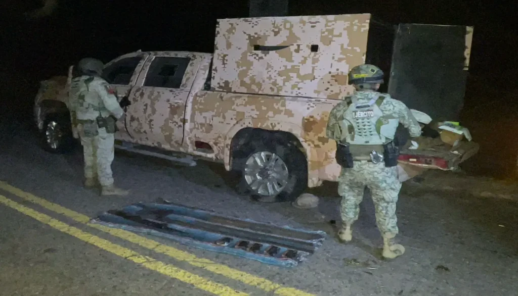 The Mexican Government's Security Cabinet reports on the results obtained from Operation Northern Border on June 2, 2025. Photo: Goverment of Mexico