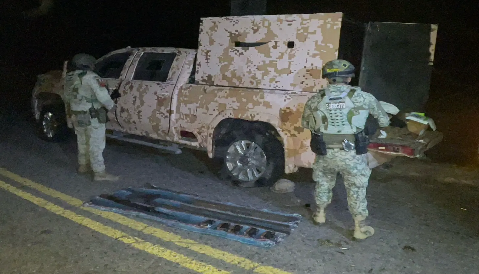 The Mexican Government's Security Cabinet reports on the results obtained from Operation Northern Border on June 2, 2025. Photo: Goverment of Mexico