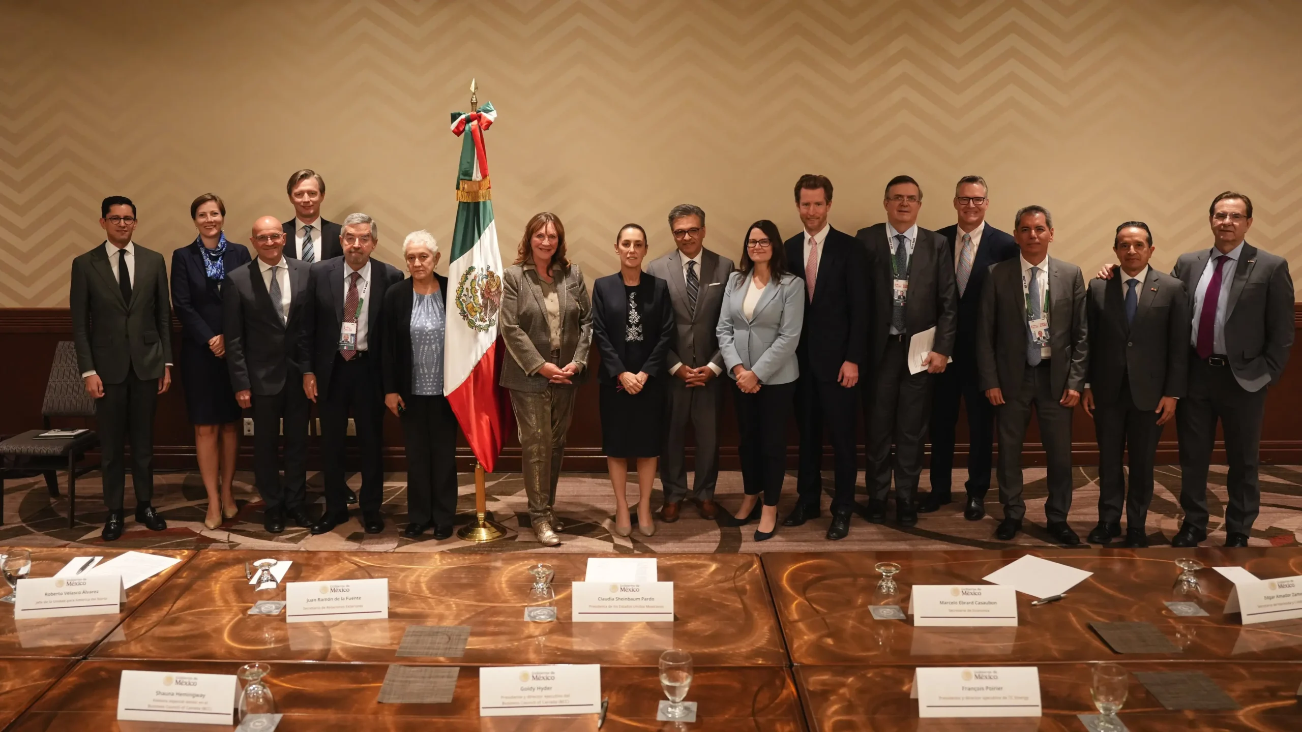 Despite the unexpected withdrawal of U.S. President Donald Trump from the G7 Summit on Tuesday, Mexican President Claudia Sheinbaum Pardo continues meetings. Photo: X @Claudiashein