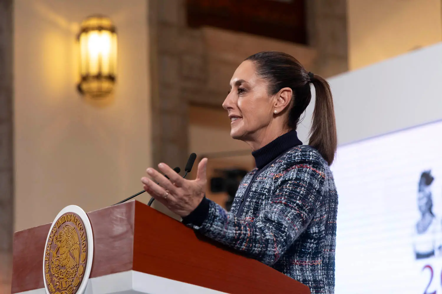 Morning Presidential Press Conference. Thursday, June 26, 2025. Photo: Goverment of Mexico