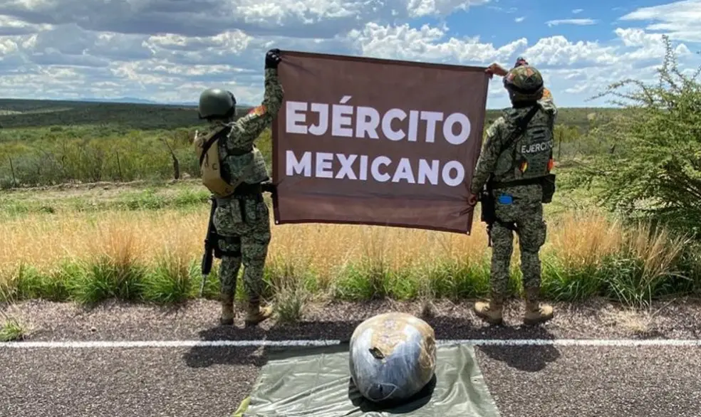 The Mexican Government's Security Cabinet reports on the results obtained from Operation Northern Border on July 7, 2025. Photo: Goverment of Mexico