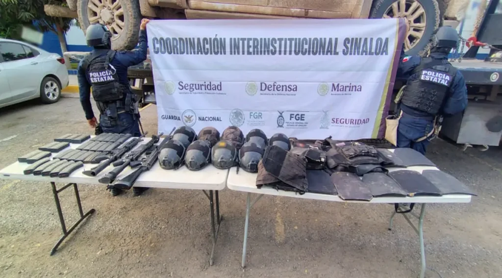 The Mexican Government's Security Cabinet reports on the results obtained from Operation Northern Border on July 29, 2025. Photo: Government of Mexico.