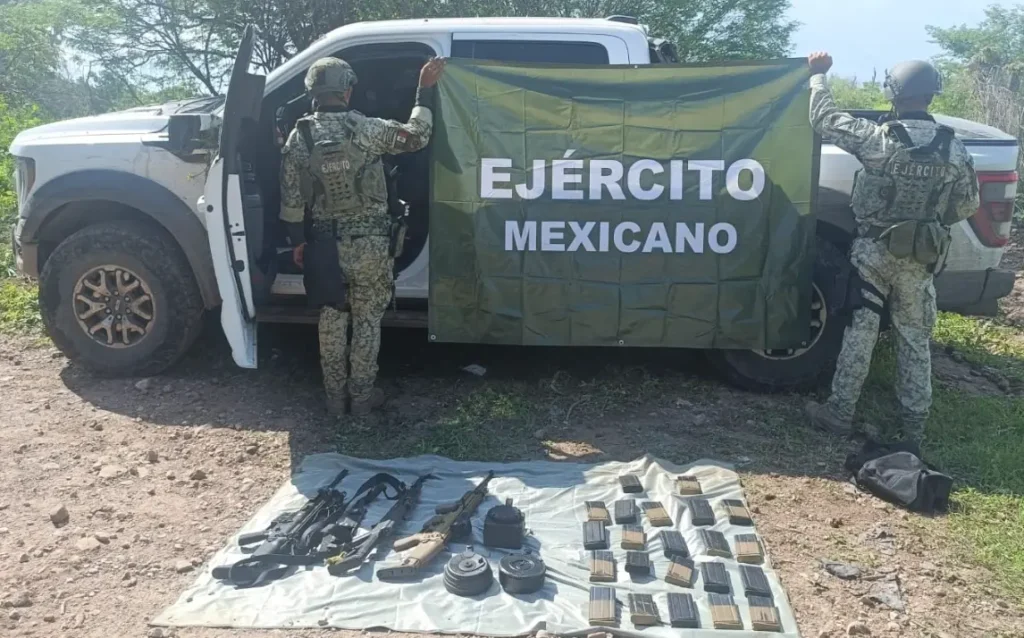 The Mexican Government's Security Cabinet reports on the results obtained from Operation Northern Border on July 10, 2025. Photo: Goverment of Mexico