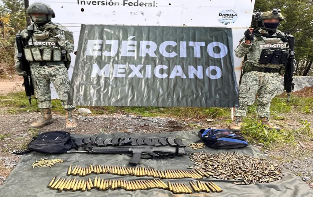 The Mexican Government's Security Cabinet reports on the results obtained from Operation Northern Border on July 17, 2025. Photo: Goverment of Mexico