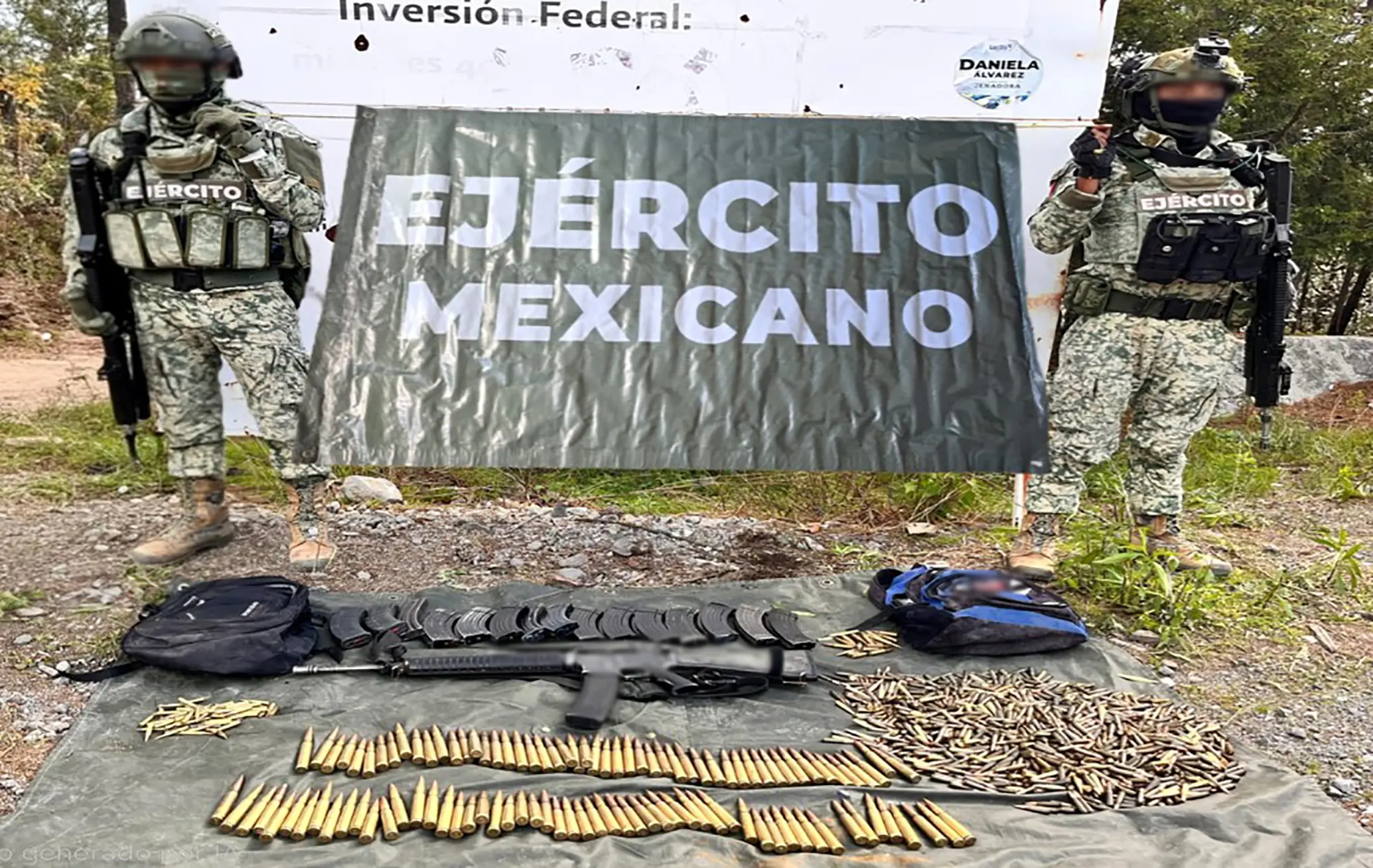 The Mexican Government's Security Cabinet reports on the results obtained from Operation Northern Border on July 17, 2025. Photo: Goverment of Mexico