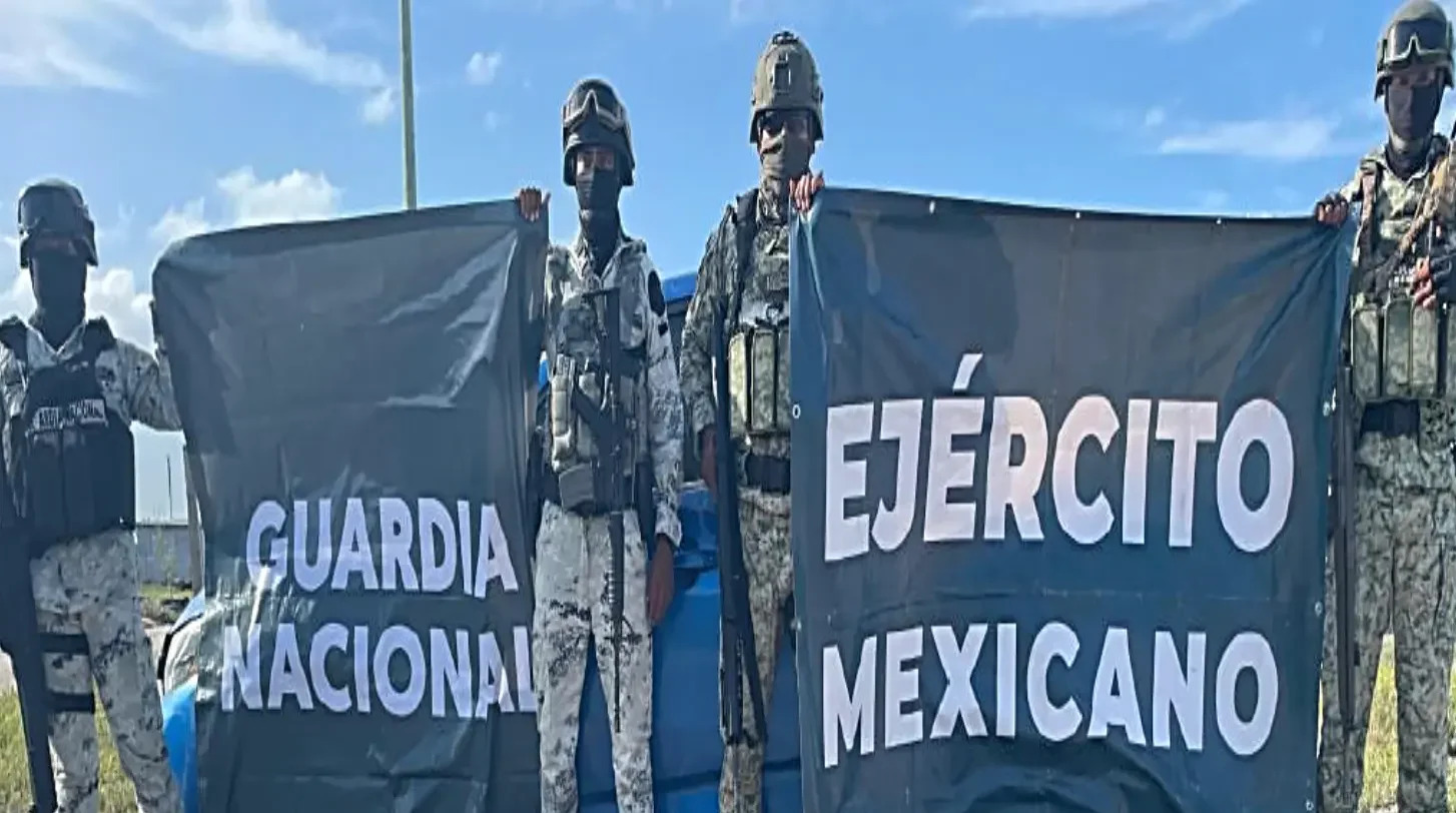 The Mexican Government's Security Cabinet reports on the results obtained from Operation Northern Border on July 22, 2025. Photo: Goverment of Mexico