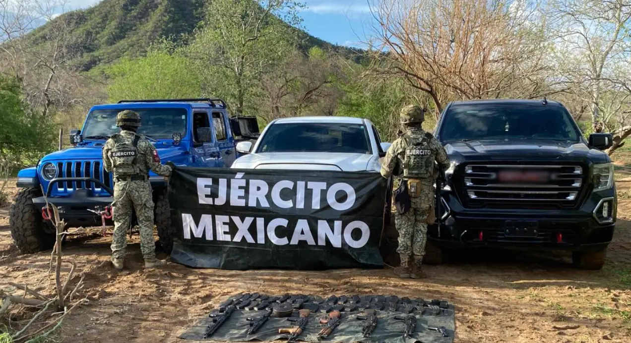 The Mexican Government's Security Cabinet reports on the results obtained from Operation Northern Border on July 2, 2025. Photo: Goverment of Mexico.