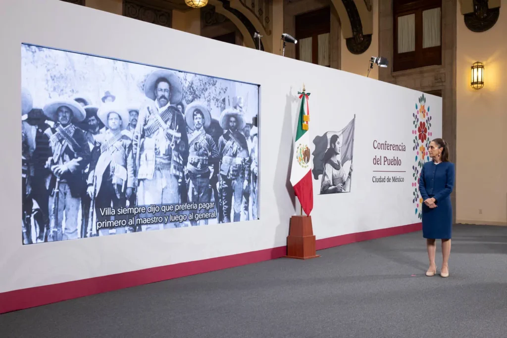 Morning Presidential Press Conference. Monday, July 21, 2025. Photo: Goverment of Mexico