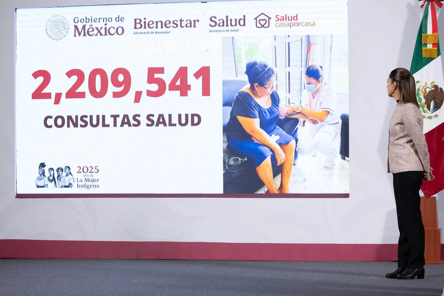 Mexican President Claudia Sheinbaum Pardo announced on Tuesday that her administration will inaugurate 31 new hospitals and 12 healthcare centers between October 1, 2024, and December 31, 2025. Photo: Government of Mexico.