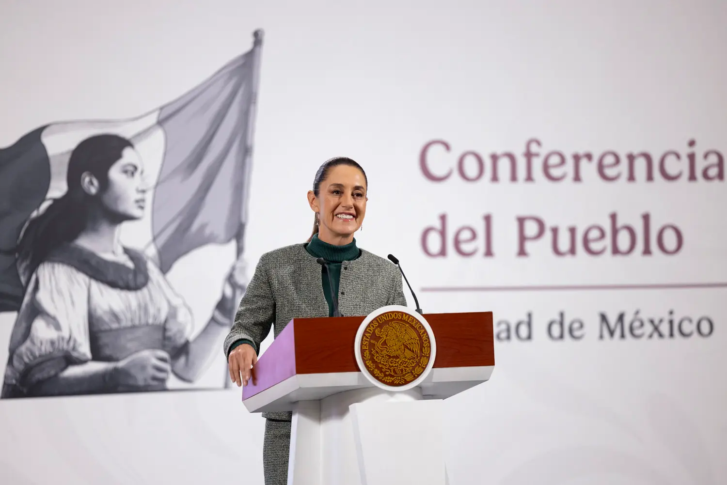 Morning Presidential Press Conference. Friday, July 4, 2025. Photo: Goverment of Mexico