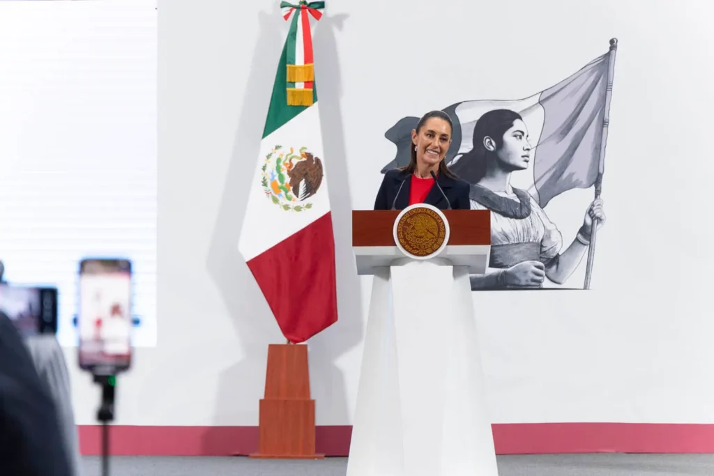 Morning Presidential Press Conference. Monday, July 7, 2025. Photo: Goverment of Mexico