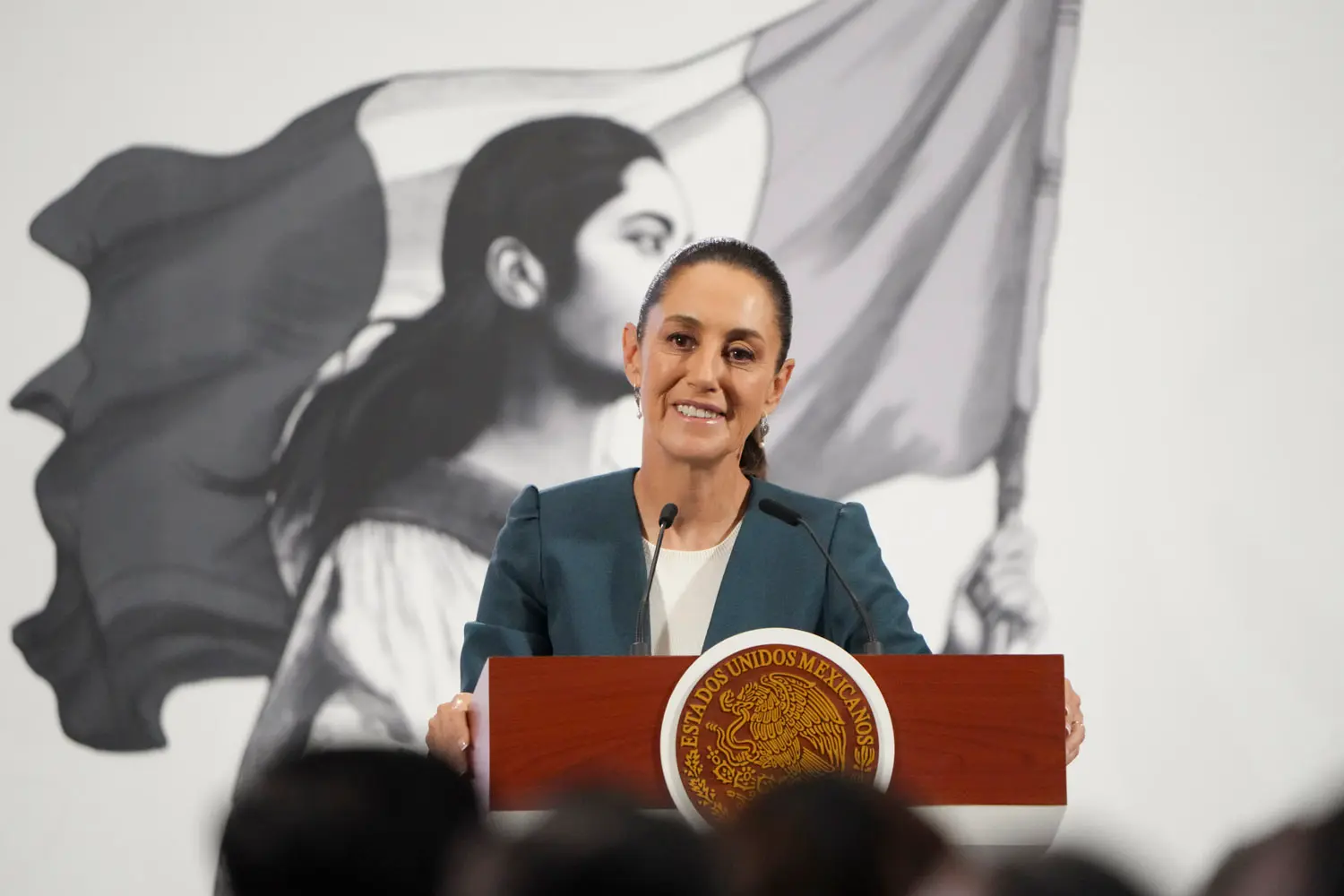 Morning Presidential Press Conference. Wednesday, July 9, 2025. Photo: Goverment of Mexico