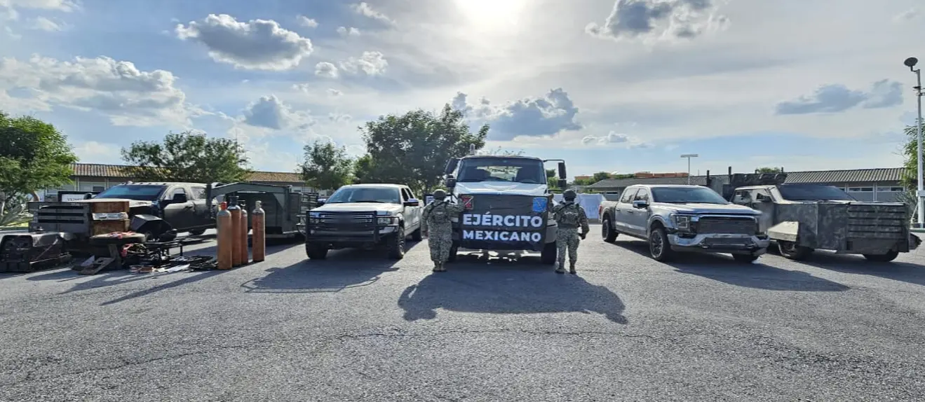 In coordinated actions taken by the Security Cabinet, arrests, searches, and seizures of firearms and various types of drugs were carried out. Photo: Goverment of Mexico