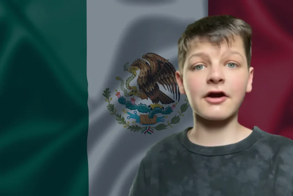 Tristan Ryan Perkins, a young boy from Texas, has taken social media by storm with a powerful message in defense of Mexico.